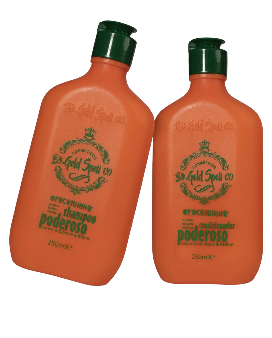 Shampoo e Condicionador Poderoso - Gold Spell