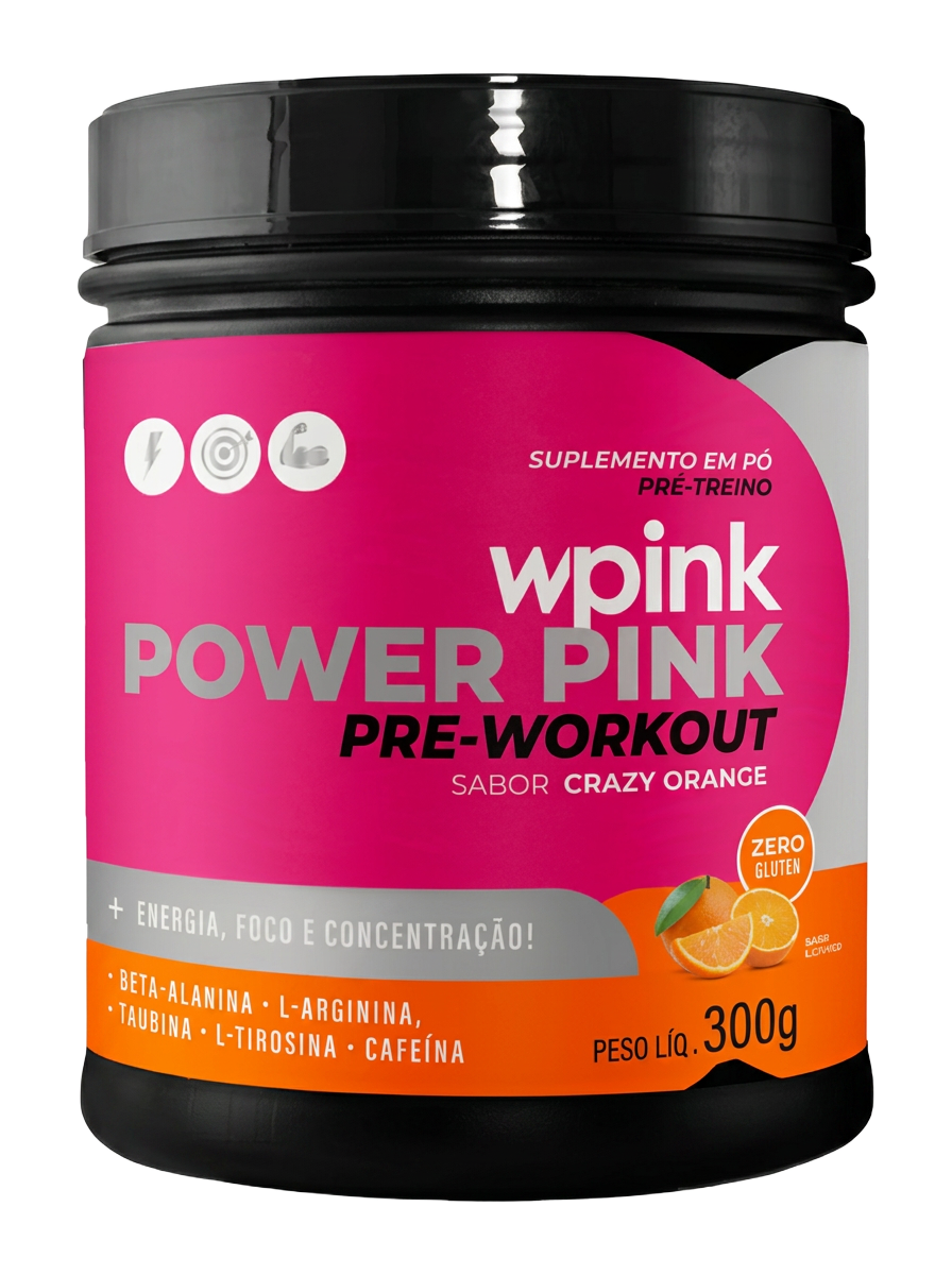 Super Power Pink Laranja – Pré-Treino 300g
