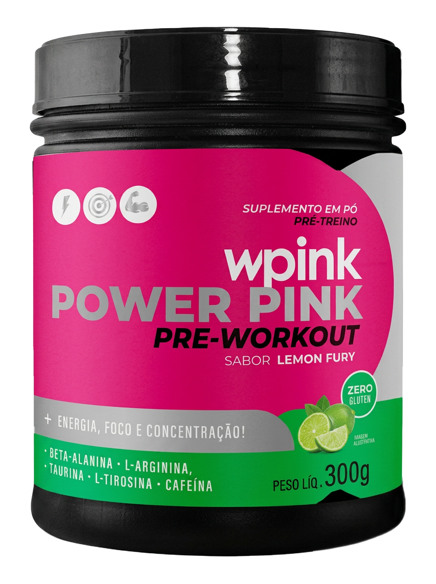 Super Power Pink Limão – Pré-Treino 300g